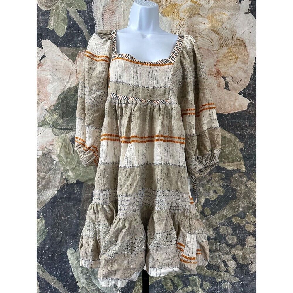 Free People All Lined Up Mini Dress Size M